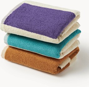 Set di 3 asciugamani per ospiti Combed
