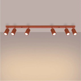 Faretto color mattone 6,5x117 cm Gleam – Sollux