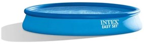 Intex - 28158NP – Piscina Fuori Terra Easy Set Rotonda, Pompa Filtro 2006 L/h, 9729 l, pvc, Azzurro, 457x84 cm
