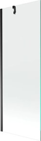 Mexen Next paratia per vasca da bagno a 1 anta 70 x 150 cm, trasparente, nero - 895-070-000-00-00-70