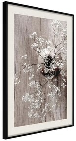 Poster  Reminiscence of Spring  Cornice Quadri Cornice nera con pass-partout, Larghezza x Altezza Home decor 20x30