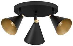 Argon 6244 - Faretto LUCINDA 3xE14/7W/230V nero