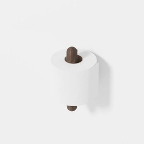 Porta carta igienica a parete in legno di noce Yoku - Wireworks