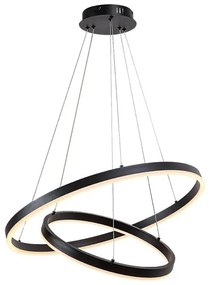 Rabalux 72305 - Lampada a sospensione dimmerabile su cavo ISAURE LED/80W/230V 3000-6500K+telecomando