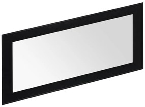 Anta per pensile basso DELINIA ID Samara con vetro L 90 x H 38.4 cm nero opaco, effetto metallo
