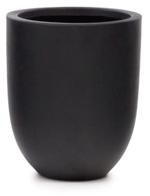 Kave Home - Vaso Aiguablava in cemento nero Ã˜ 39 cm