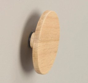 Gancio in legno di quercia da parete di colore naturale Milford – Rowico