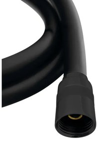 Sapho - Flessibile per doccia SOFTFLEX 200 cm, nero opaco