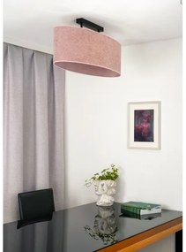 Duolla - Lampadario a plafone OVAL 2xE27/15W/230V rosa