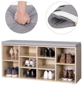 Scarpiera VOREN marrone/grigio