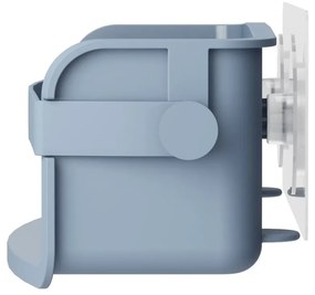 Mensola da bagno blu in plastica riciclata senza foratura Flex - Umbra