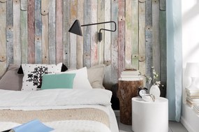 Fotomurale Vintage wood, multicolor