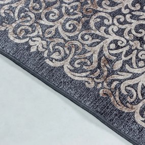 Passatoia lavabile antracite 80x250 cm Fiesta - Ayyildiz Carpets