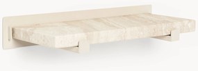 Mensola piccola da parete in marmo Ally, larg. 40 cm
