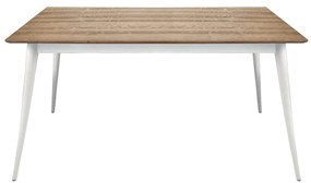 BRIAN - tavolo da pranzo moderno allungabile in abete spazzolato 85x160/210