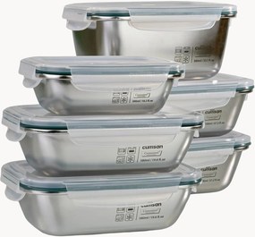Set di 6 contenitori con coperchio a clip Cuitisan Simple