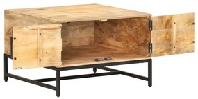 Tavolino da caffè 67x67x45 cm in legno massello di mango