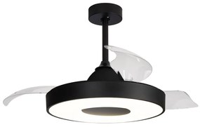 Ventilatore da soffitto Coin nero , D. 50 cm MANTRA