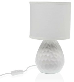 Lampada da tavolo Versa Bianco Ceramica 40 W 15,5 x 27,5 cm