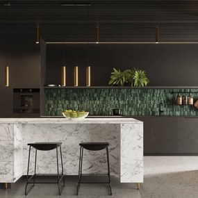 Lampada da soffitto GU10 in acciaio Oro LAGOS 30