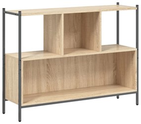 Libreria rovere sonoma 102x28x77,5 cm in legno multistrato