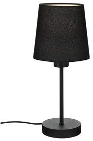 Lampada Da Tavolo Contemporanea Noa Metallo Nero 1 Luce E14