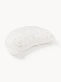 Cuscino in bouclé a forma di croissant Francois