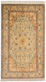 Cashmere Silk Tappeto orientale 90x160 Beige (Indian) Annodato A Mano