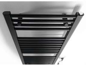Aqualine - Radiatore elettrico da bagno DIRECT-E 300W/230V 96 cm opaco nero