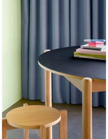 Tavolo da pranzo rotondo in rovere ø 115 cm Oblique - Hübsch