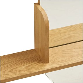Specchio da parete con ripiano 92x94,5 cm Barco – House Nordic