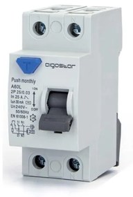 Interruttore Differenziale 2P con Protezione Contro le Dispersioni Elettriche, 40A