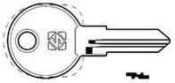 5pz chiavi per cilindri hafele 6 spine piccole hf75r - hf75r sx fer188449