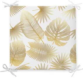 Cuscino in misto cotone Foglia d'oro, 42 x 42 cm - Minimalist Cushion Covers