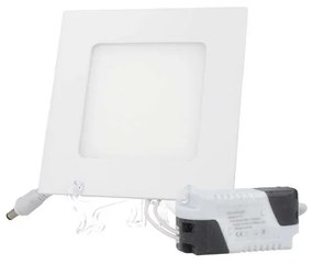 Faretto Pannello Led Da Incasso Quadrato 6W Bianco Caldo 120x120mm SKU-4863