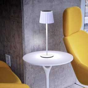 Lampada da Tavolo Ricaricabile 2.2W IP54 CCT Dimmerabile - Bianco Rigato