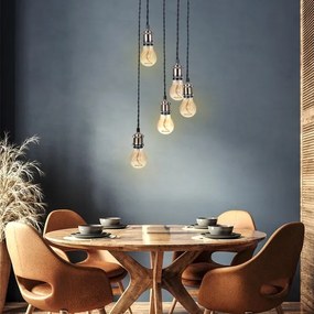 Cavo di alimentazione 5xE27/60W/230V bronzo