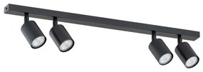 Lampadario da Soffitto FLASH 4 Black GU10