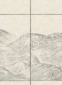 Coordonne Wandbild Waves - Papyrus