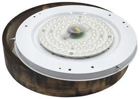 Brilagi - Plafoniera LED CARVALHO SMOKEY LED/36W/230V rovere, diam. 37,5 cm