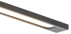 Applique da parete moderna nera 41,5 cm con LED IP44 - Jerre
