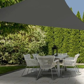 Vela Parasole 3x3x3 M Grigio A Triangolo /