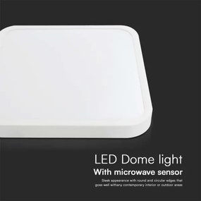 Plafoniera LED da bagno con sensore LED/36W/230V 4000K IP44 bianco