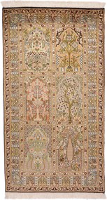 Cashmere Silk Tappeto orientale 80x140 (Indian) Annodato A Mano