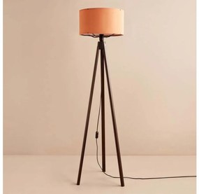 Lampada da terra AYD 1xE27/40W/230V marrone/arancione