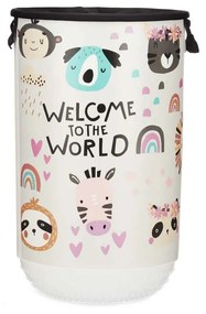 Cesto per i Panni Per bambini animali Plastica 40 L 34 x 52,5 x 34 cm (4 Unità)