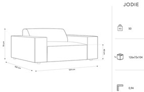 Poltrona beige in tessuto bouclé Jodie - Micadoni Home