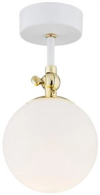 Argon 4002 - Lampadario da bagno LATINA 1xE14/7W/230V IP44 bianco/dorato