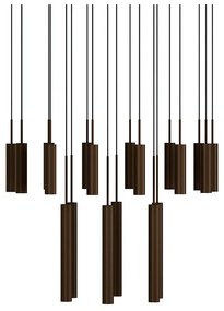 Audo Copenhagen - Tubulaire 20 Lampadario Alu/Anodized Bronzed Audo Copenhagen