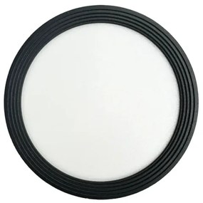 Faretto LED LED/17W/230V 4000K diametro 15 cm nero